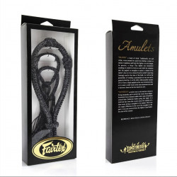 Комплект лента за глава и презрамка Fairtex - Mongkon & prajeads черно сребрист