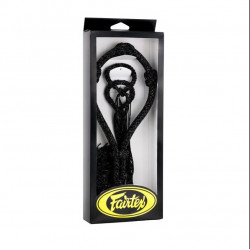 Комплект лента за глава и презрамка Fairtex - Mongkon & prajeads черно